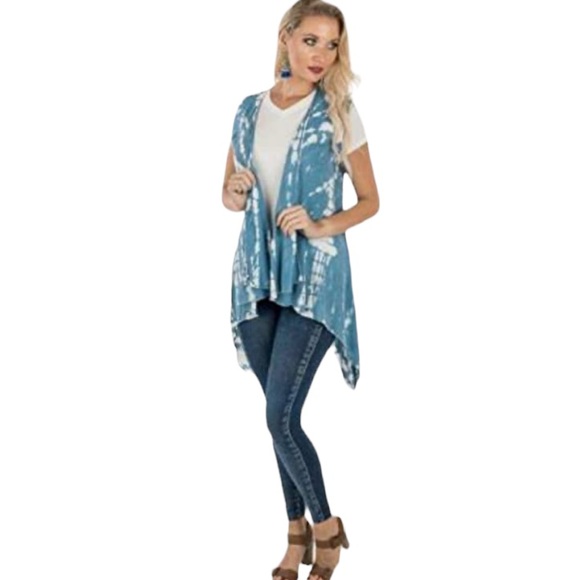 Sacred Threads Jackets & Blazers - NWT.  Tye Dye vest by Sacred Threads.   219338.  02 GR/PK
